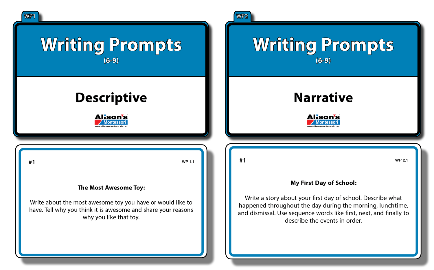 Writing Prompts (6-9) (Printed)