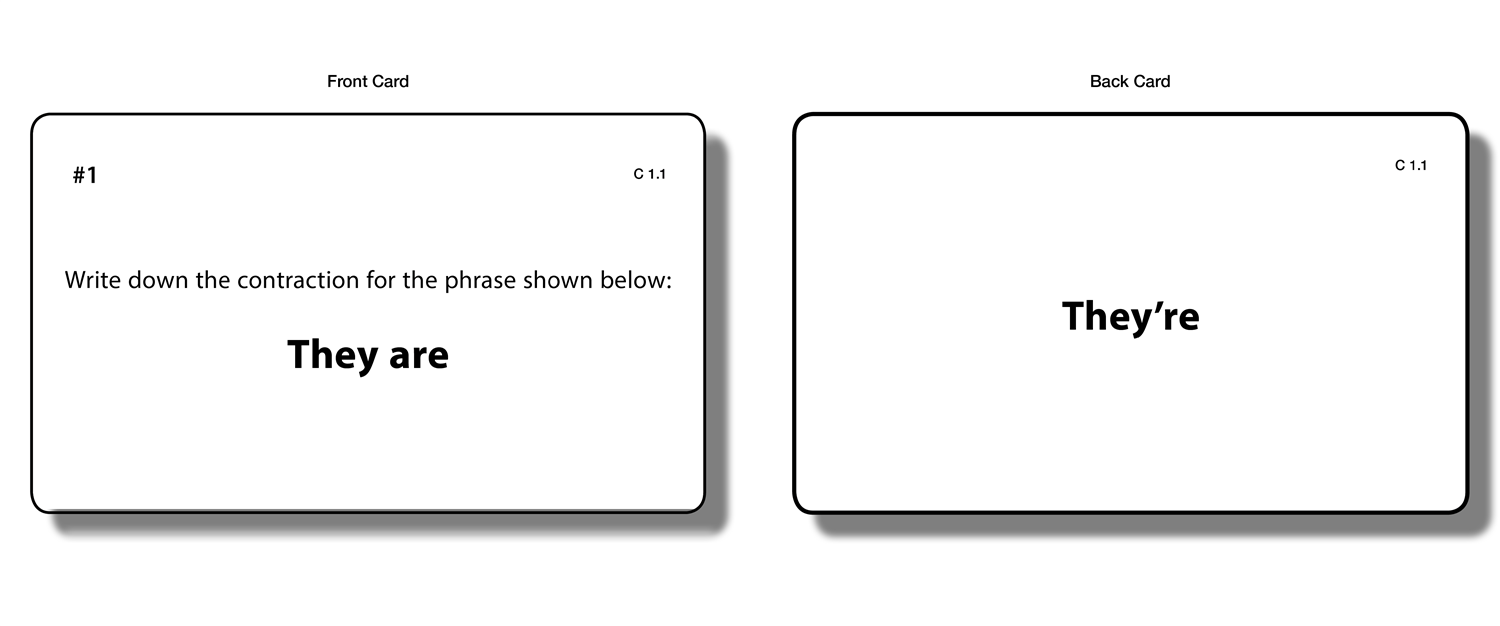 Contractions (9-12) - Task Cards