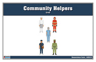 Community Helpers Nomenclature Cards (3-6) (Printed)