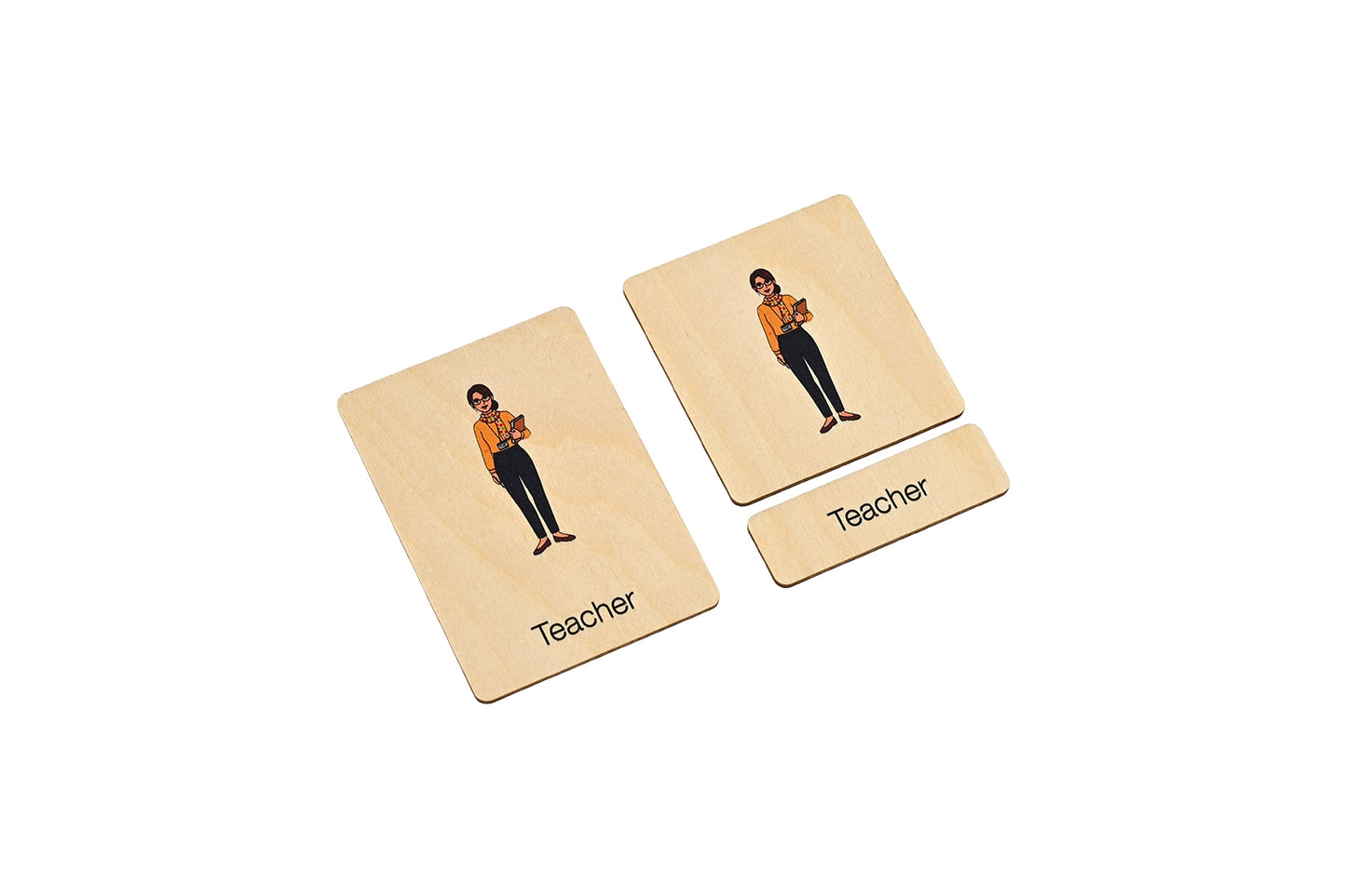Community Helpers Wooden Nomenclature Cards (3-6)
