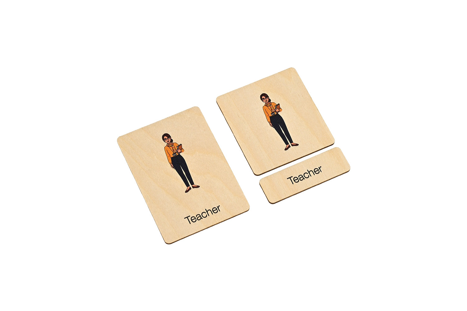 Community Helpers Wooden Nomenclature Cards (3-6)