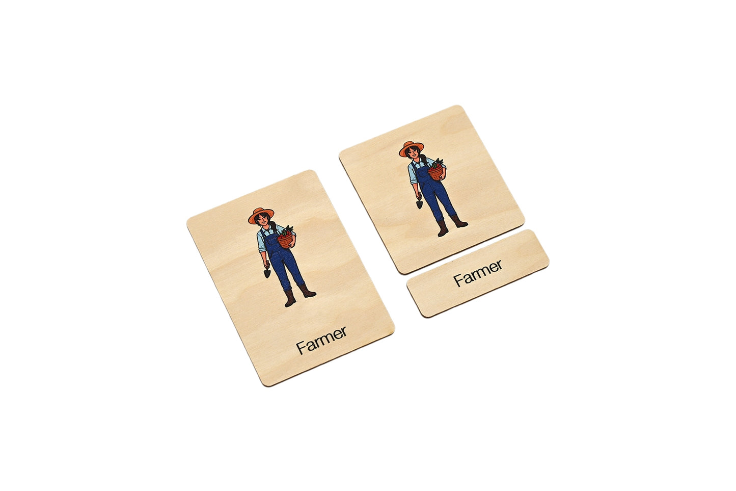 Community Helpers Wooden Nomenclature Cards (3-6)