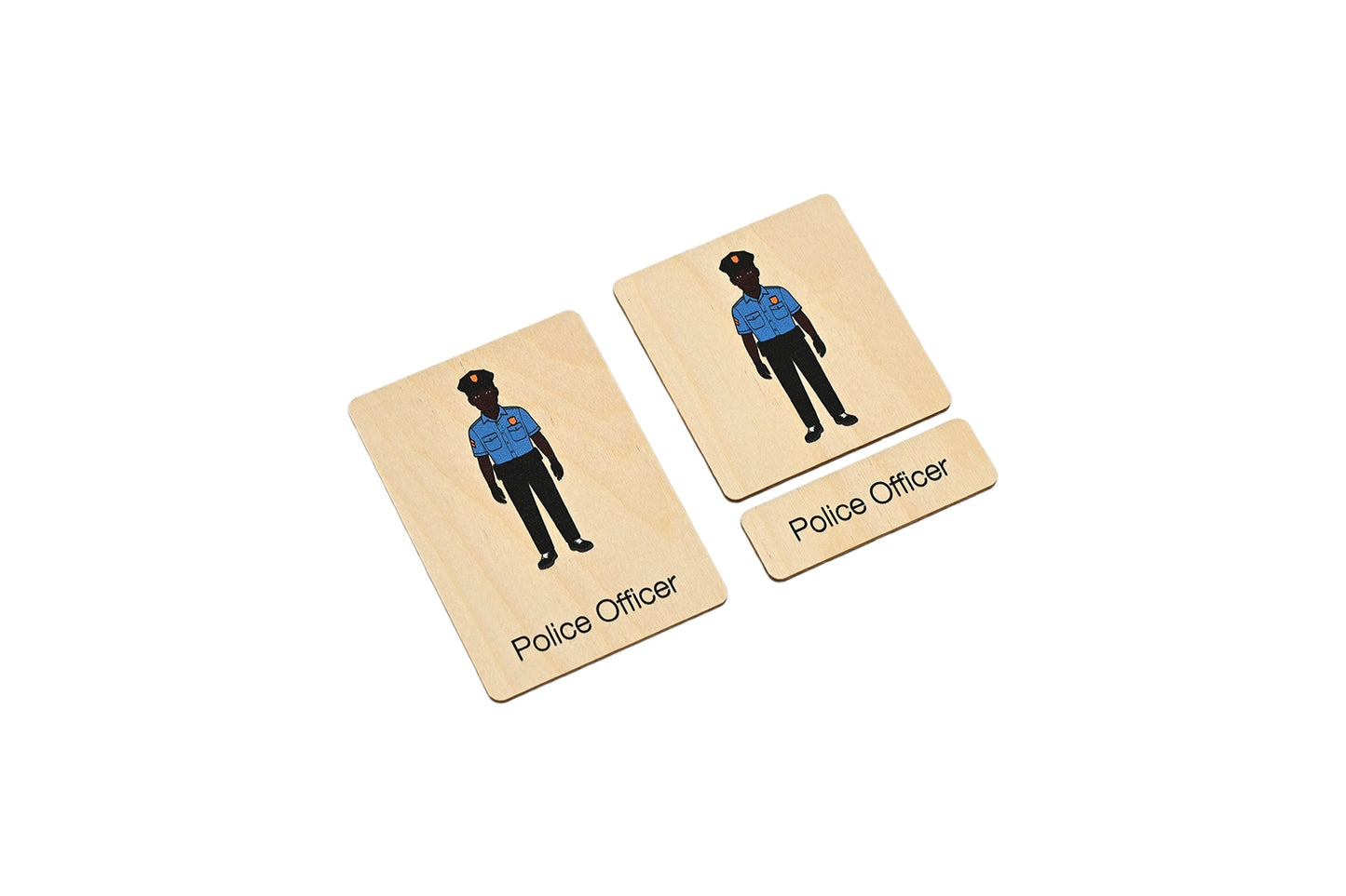 Community Helpers Wooden Nomenclature Cards (3-6)