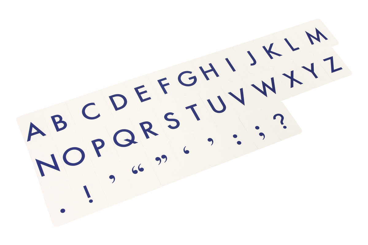 Plastic Printed Alphabets: Without Box