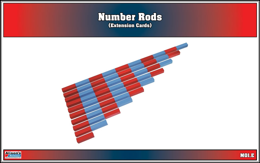 Number Rods - (Extension Cards)