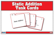 Static Addition Task Cards (Printed)