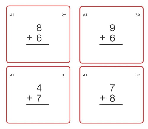 Dynamic Addition Task Cards (Printed)