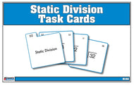 Static Division Task Cards (Printed)