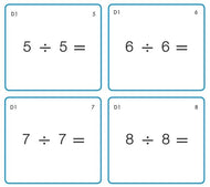 Static Division Task Cards (Printed)