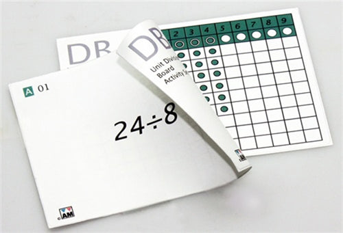 Division Board Exercise Cards (Printed)