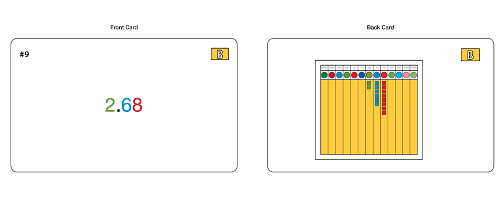 Decimal Fraction Board & Exercise Task Cards - Set 1