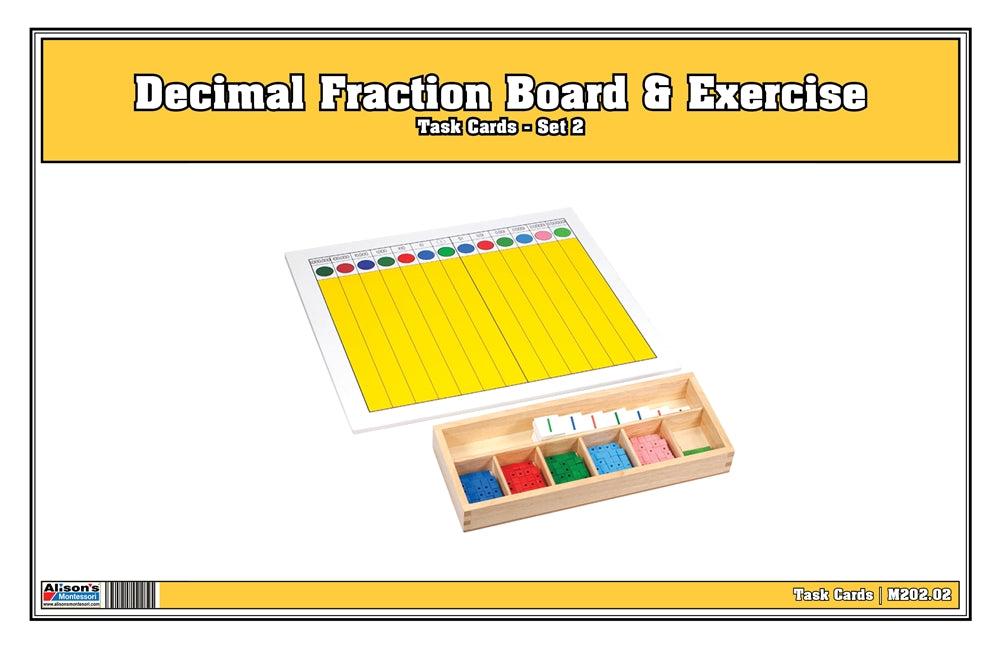Decimal Fraction Board & Exercise Task Cards - Set 2
