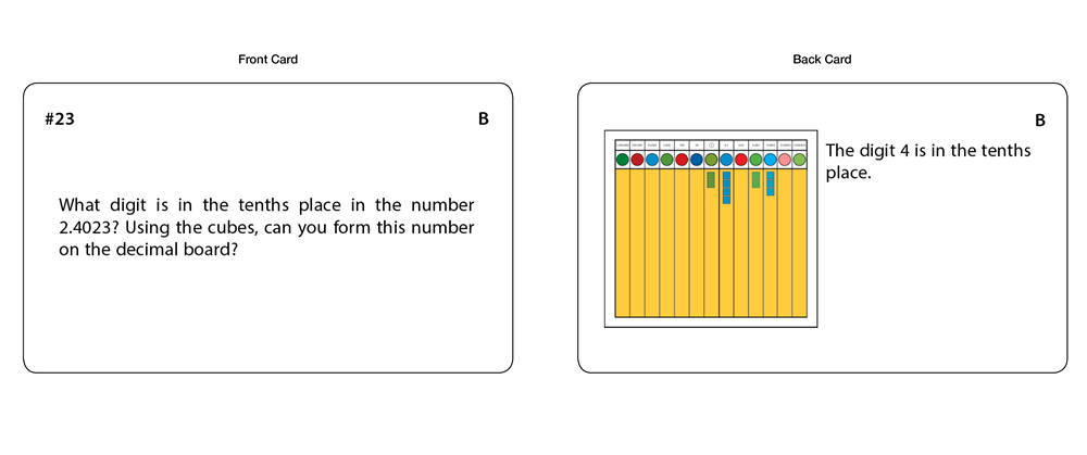 Decimal Fraction Board & Exercise Task Cards - Set 2