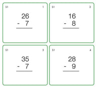 Dynamic Subtraction Task Cards (Printed)