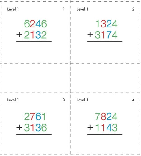 Math Activity Cards 6-9 (Printed)