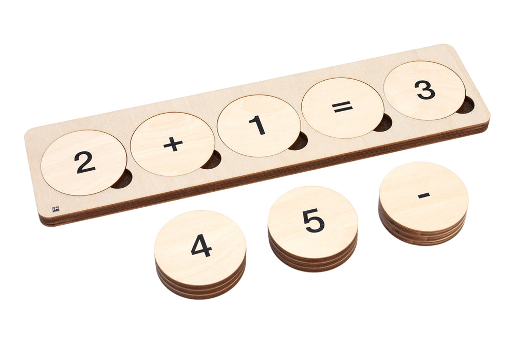 Operations Board with Number Coins