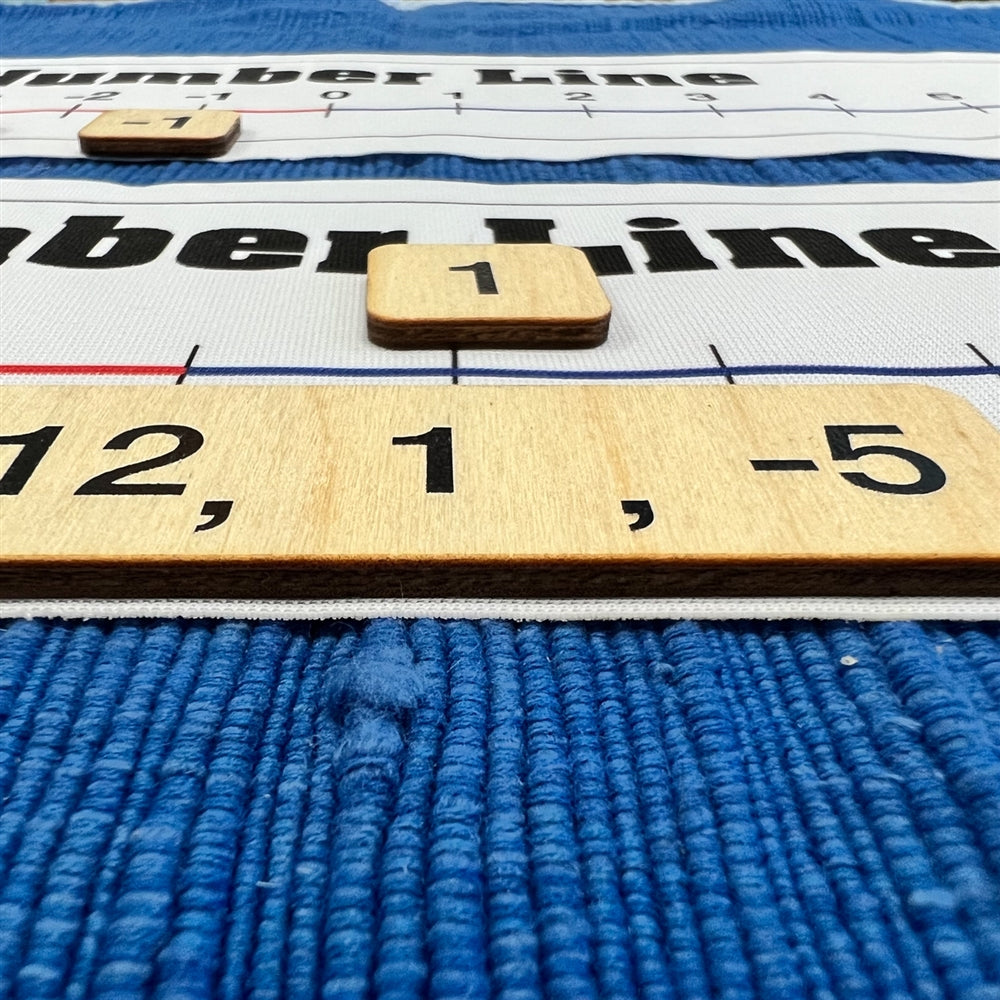 Negative Numbers - Cloth Number Lines and Tiles