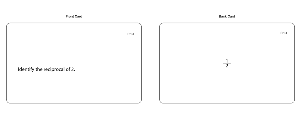 Reciprocals (Printed)