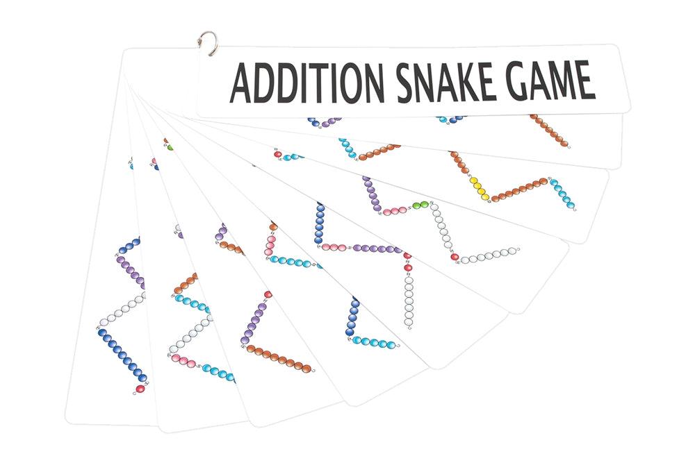Addition Snake Game Charts (Printed, Laminated and Cut)