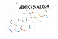 Addition Snake Game Charts (Printed, Laminated and Cut)