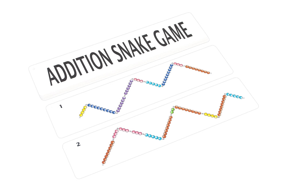 Addition Snake Game Charts (Printed, Laminated and Cut)