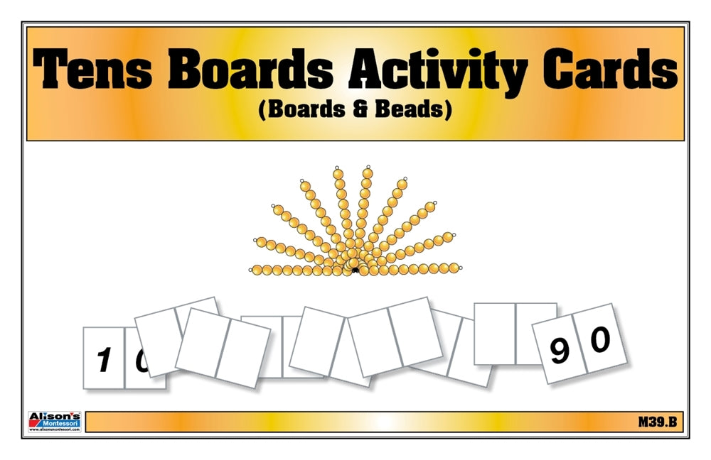 Tens Boards Activity Cards (Printed)