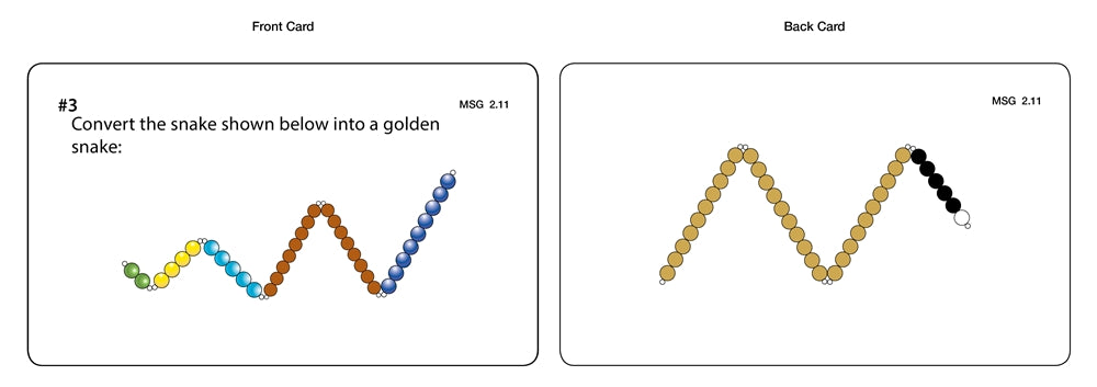 Multiplication Snake Game Task Cards (Printed)