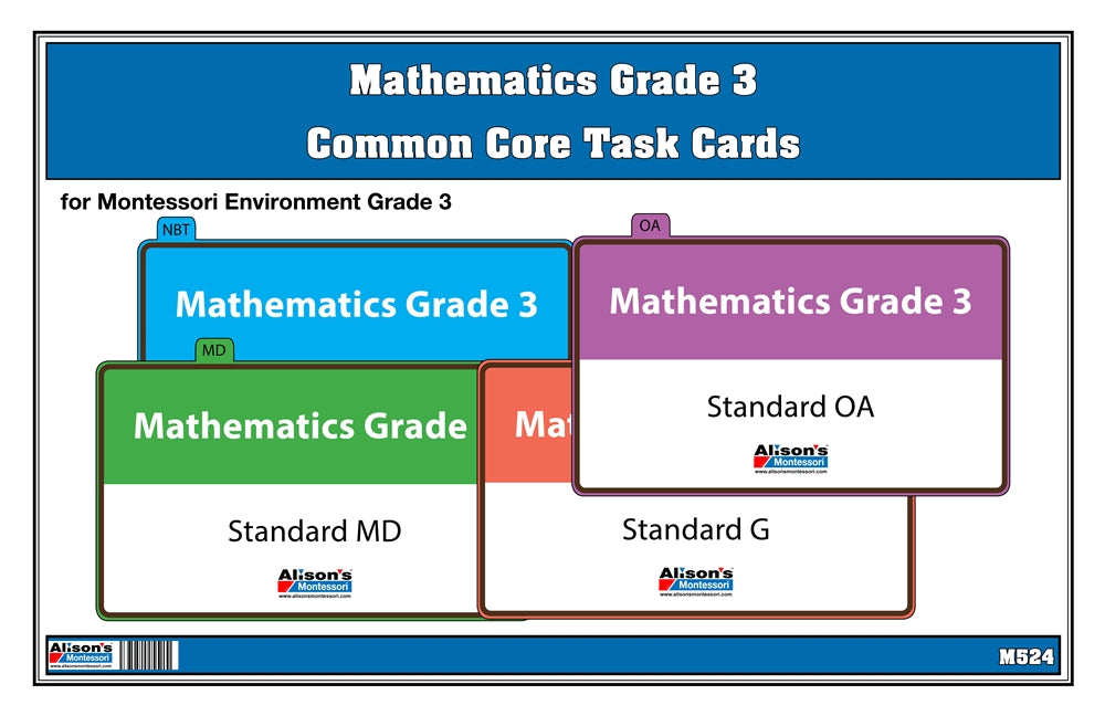 Math Grade 3 Task Cards