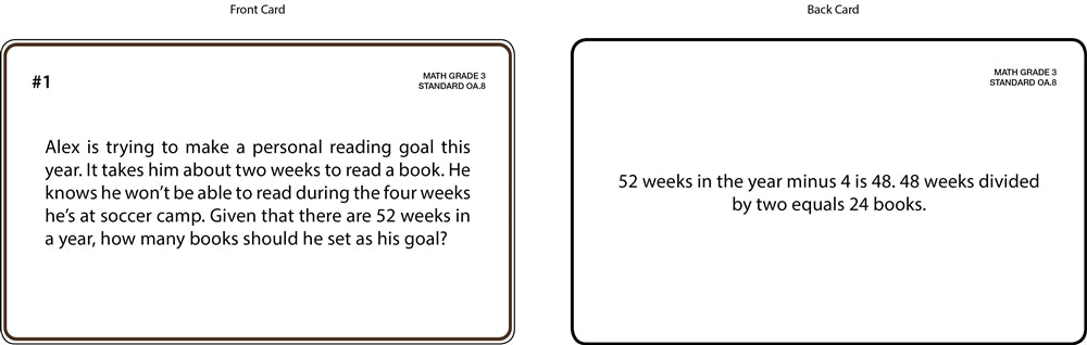 Math Grade 3 Task Cards