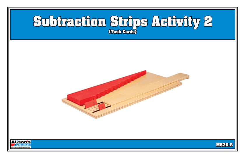 Subtraction Strips Activity 2 (Task Cards)