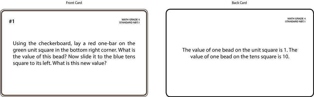 Math Grade 4 Task Cards