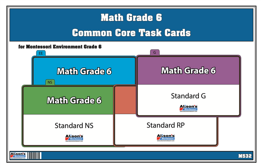 Math Grade 6 Task Cards