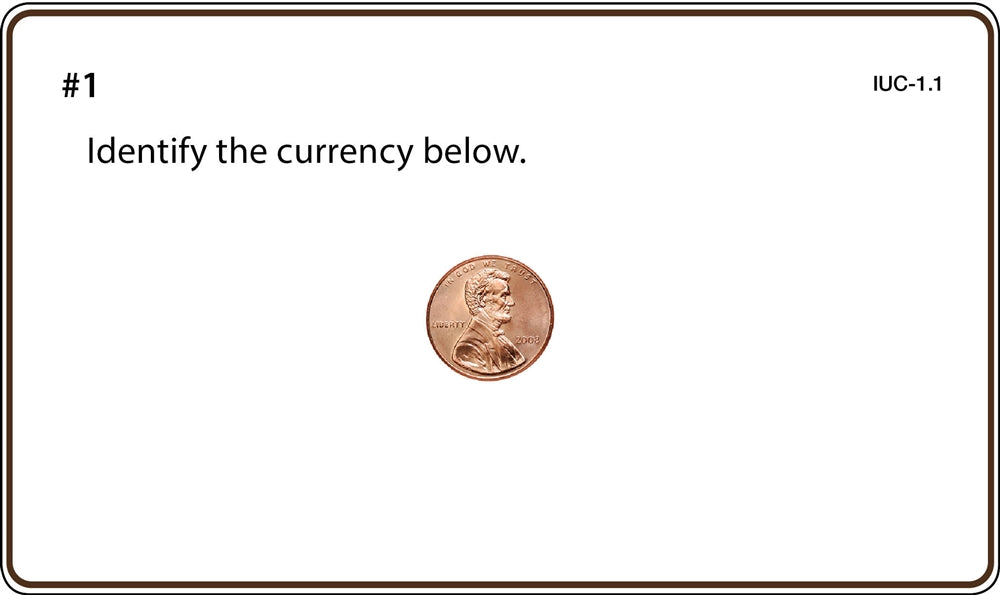 Introduction to US Currency Task Cards (Printed)