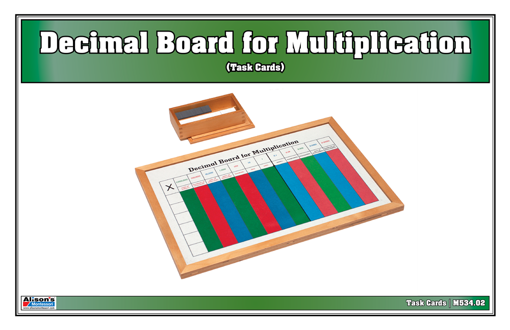 Decimal Board for Multiplication (Task Cards)