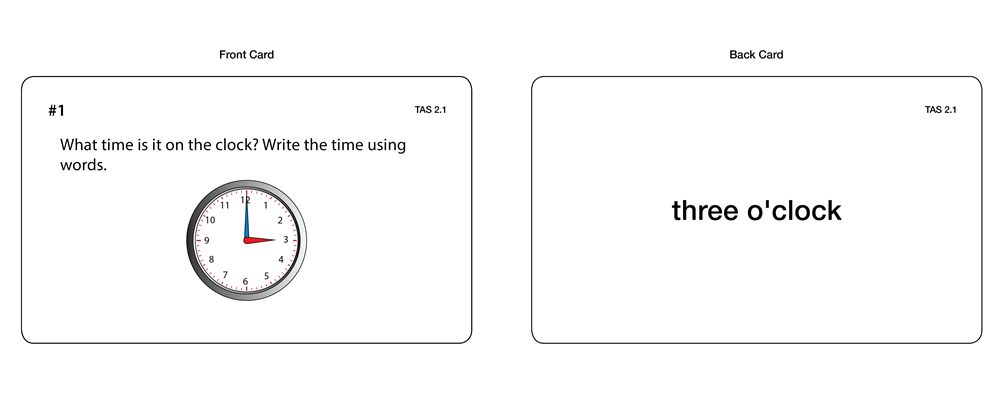 Time Activity Set Task Cards