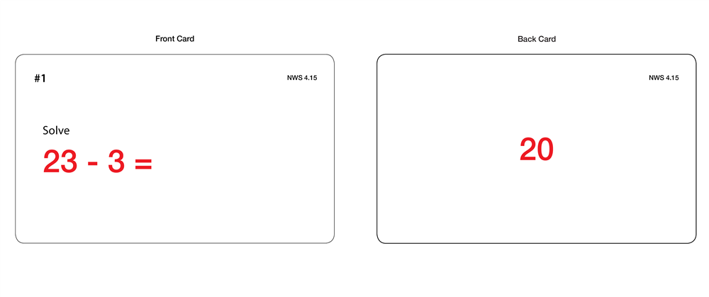 Numbers with Symbols Task Cards (Printed)