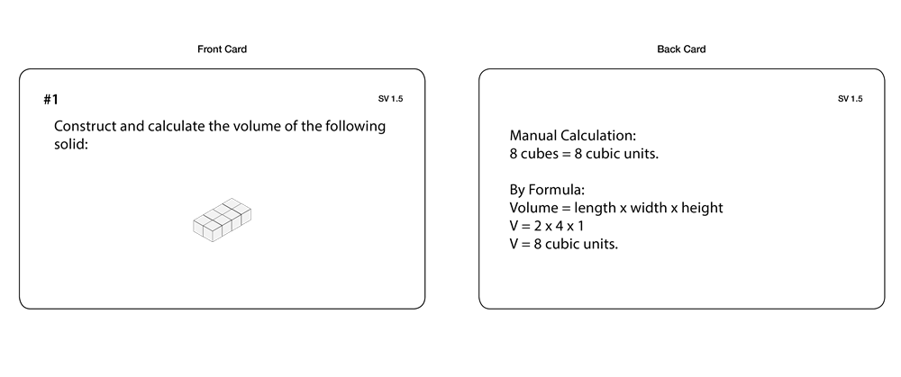 The Study of Volume (Task Cards)