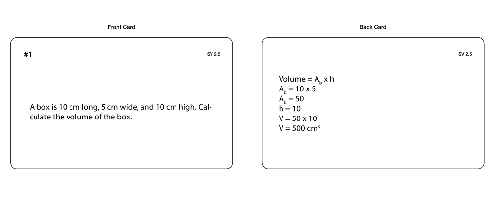 The Study of Volume (Task Cards)