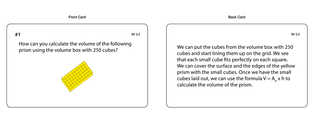 The Study of Volume (Task Cards)