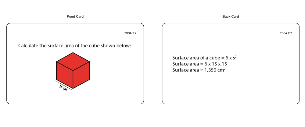 The Study of Surface Area (Task Cards)