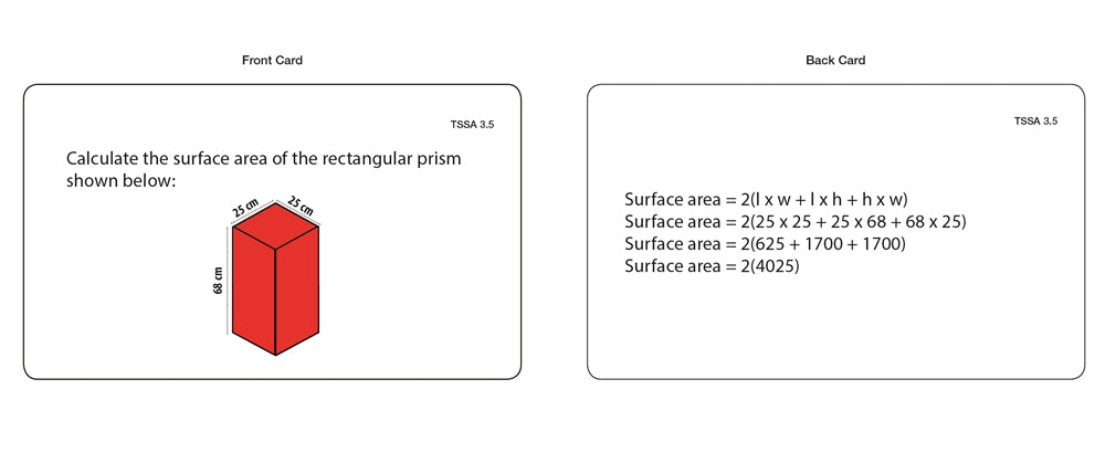 The Study of Surface Area (Task Cards)