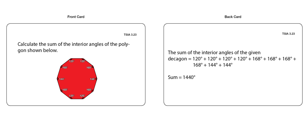The Study of Interior Angles (Task Cards)