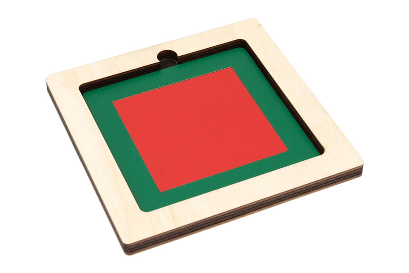 Tray for the Wooden Squares and Rectangles