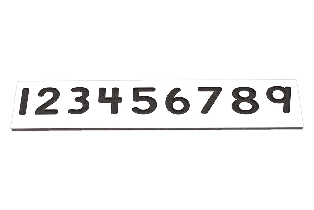 Plastic Numbers Board