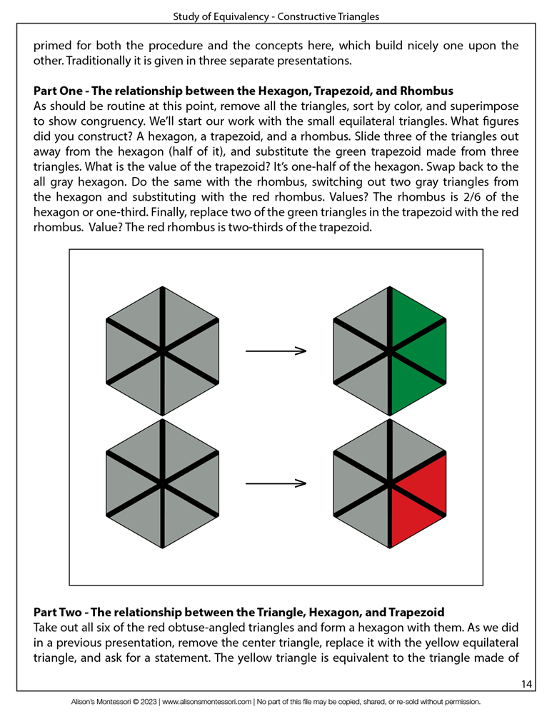 Study of Equivalency - Constructive Triangles - Complete Set (Premium Quality)