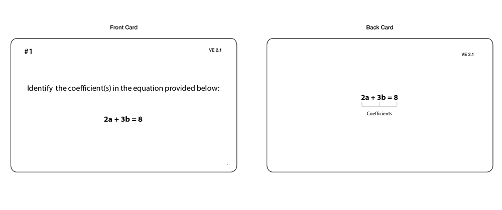 Variables and Expressions (Task Cards)