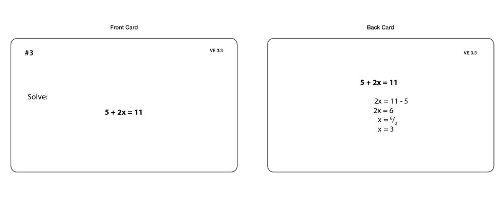 Variables and Expressions (Task Cards)
