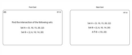 Introduction to Set Theory - (Task Cards)