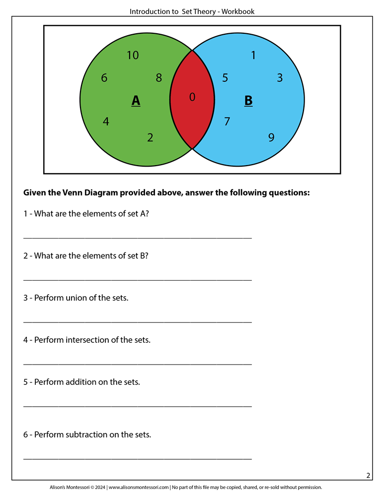 Introduction to Set Theory - Workbook