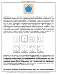 The Study of the Circle/Area Lesson Plan
